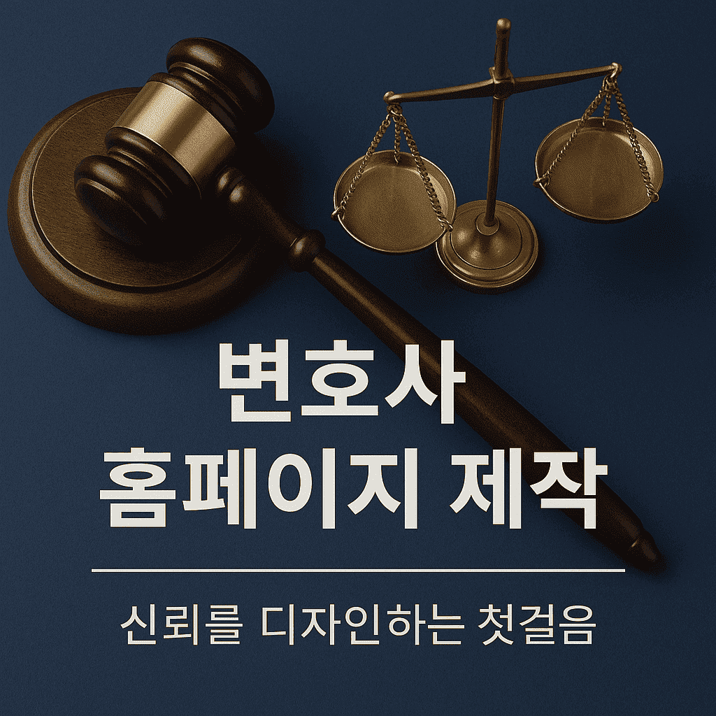 변호사 홈페이지 제작