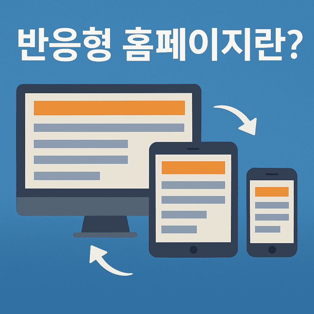 반응형 홈페이지란