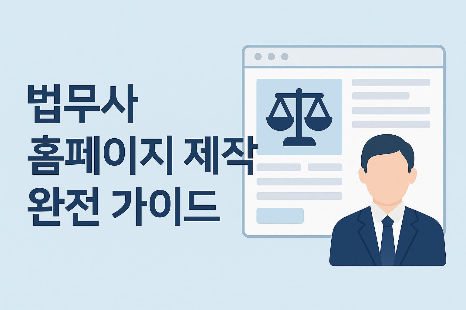 법무사 홈페이지 제작