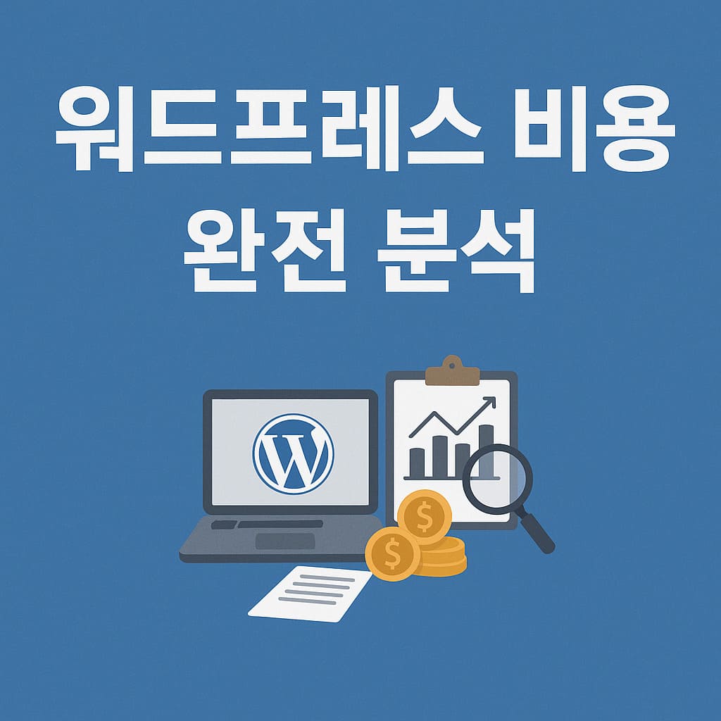 워드프레스 비용