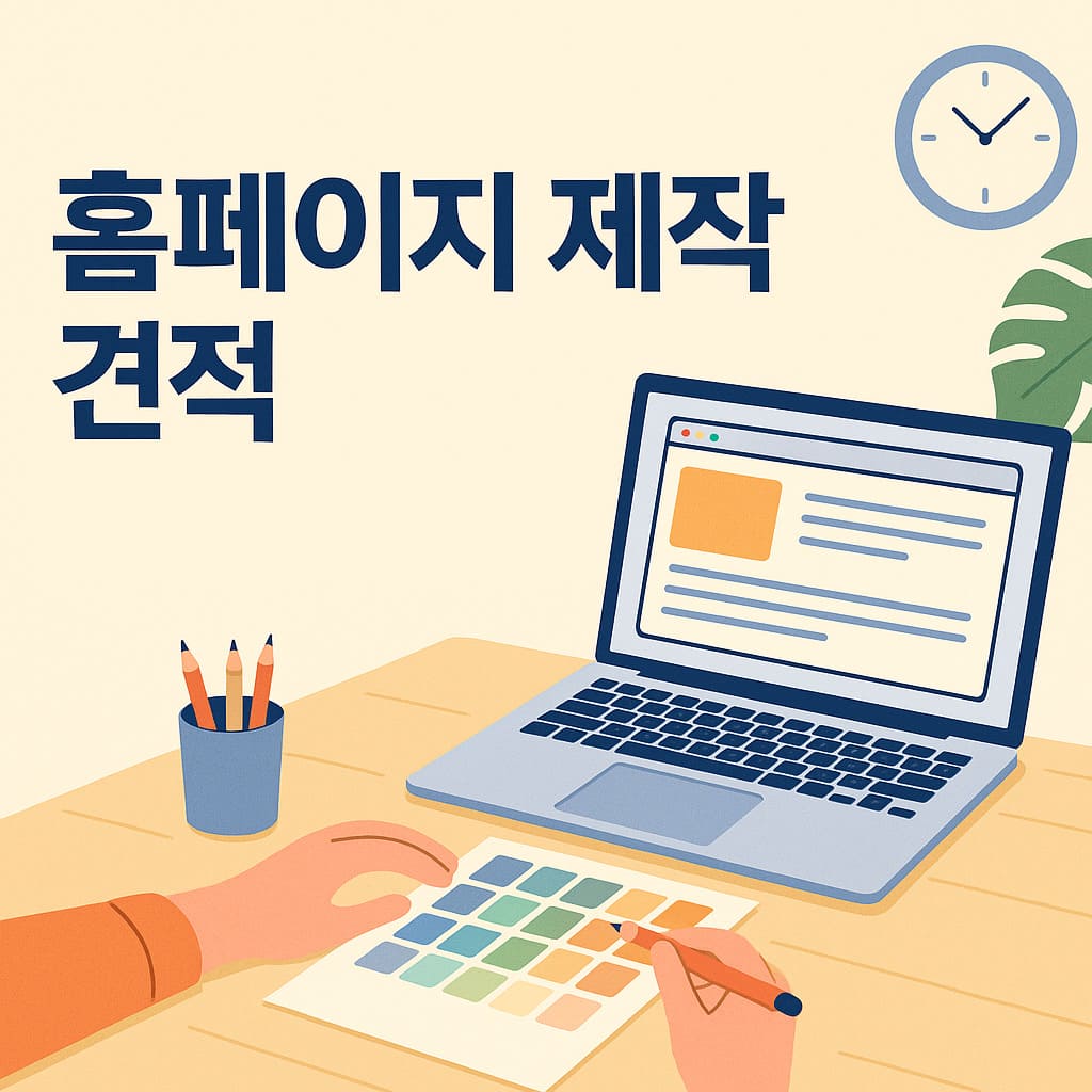 홈페이지 제작 견적