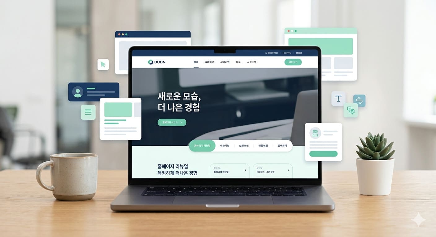 홈페이지리뉴얼