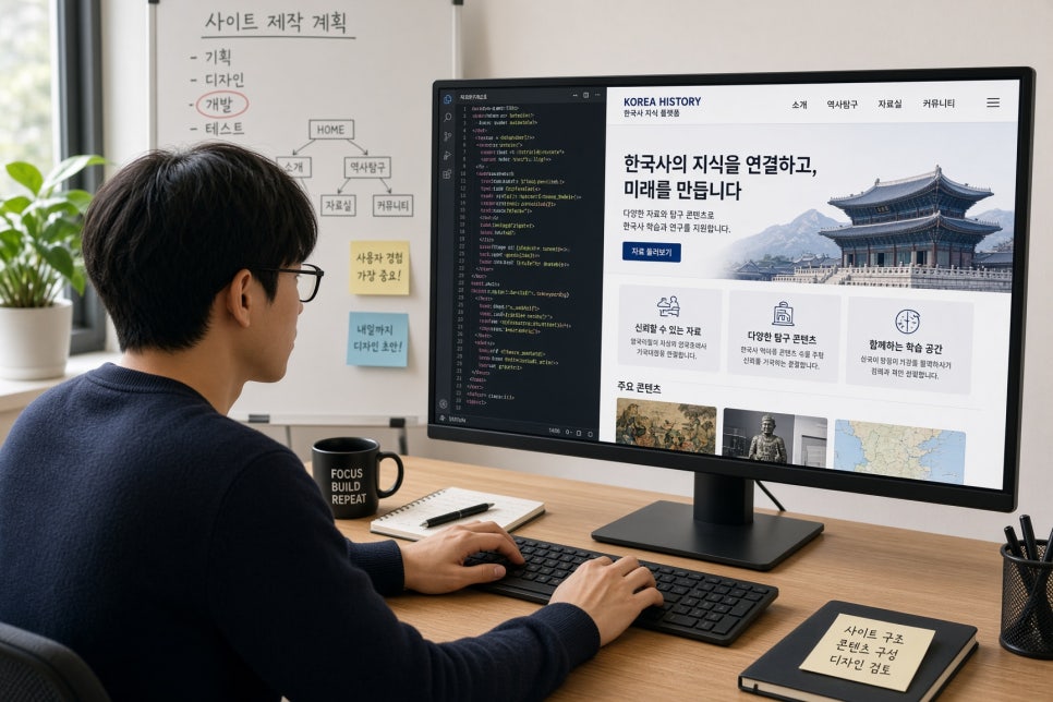 웹페이지 만들기